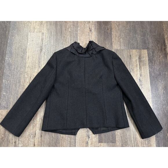 J.Crew Women's Ruffle Front Jacket - Picture 5 of 5